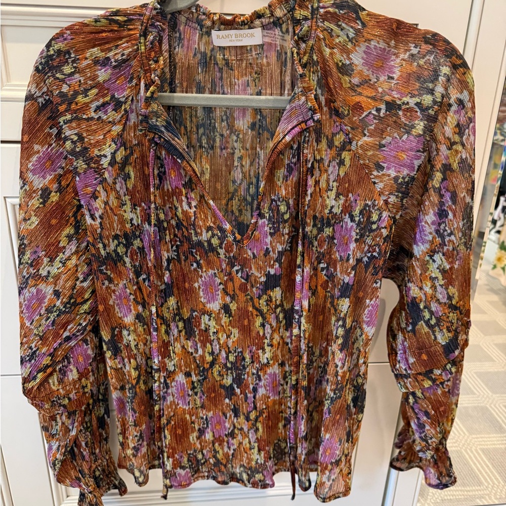 Ramy Brook Ellie Floral Blouse